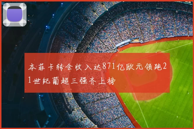 本菲卡转会收入达871亿欧元领跑21世纪葡超三强齐上榜