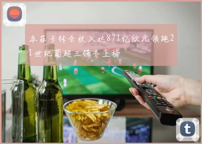 本菲卡转会收入达871亿欧元领跑21世纪葡超三强齐上榜