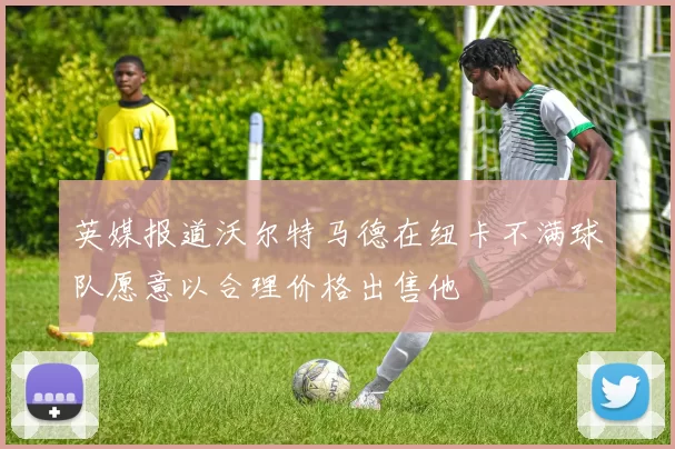 英媒报道沃尔特马德在纽卡不满球队愿意以合理价格出售他