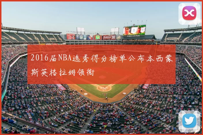 2016届NBA选秀得分榜单公布本西蒙斯英格拉姆领衔